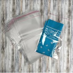 Пакет БОПП 19*35см, 25мкм, с клапаном и скотчем