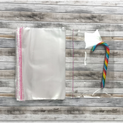 Полипропиленовые пакеты 27*12см(+5см), с клапаном и скотчем 100 шт. / уп., АРХ.