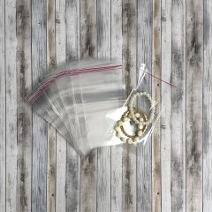 Пакет БОПП 9*12см, 25мкм, с клапаном и скотчем, 100 шт./уп.