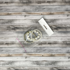 Полипропиленовый пакет 10*12см, 25мкм, с белым еврослотом, клапаном и скотчем