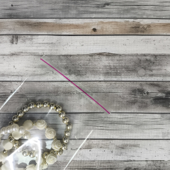 Полипропиленовый пакет 10*12см, 25мкм, с белым еврослотом, клапаном и скотчем