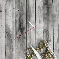 Пакет БОПП 9*32см, 25мкм, с клапаном и скотчем