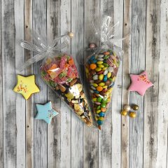 Пакет-Конус БОПП 20см(+0см)*30см, 30мкм , 100 шт./уп.