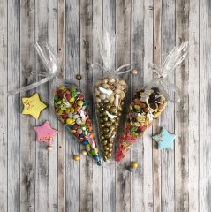 Пакет-Конус БОПП 20см(+0см)*35см, 30мкм , 100 шт./уп.