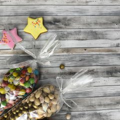 Пакет-Конус БОПП 20см(+0см)*35см, 30мкм , 100 шт./уп.