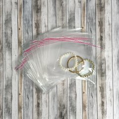 Пакет БОПП 15*10см, 25мкм, с клапаном и скотчем, 100 шт./уп.