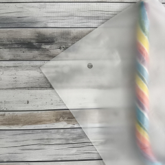 Матовый пакет Зип-Лок 15*20см, 70 мкм, с вырубной ручкой