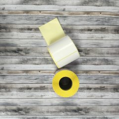 Термотрансферная этикетка ПГЛ 75*120мм, 300 шт. в ролике