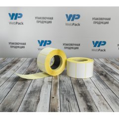 Термотрансферная этикетка ПГЛ 43*25мм, 1000 шт. в ролике