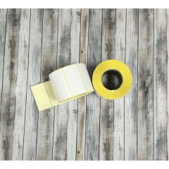 Термотрансферная этикетка ПГЛ 58*30мм, 900 шт. в ролике