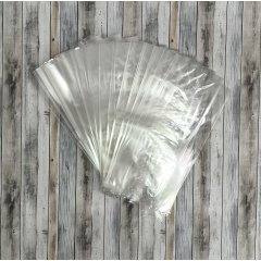 Пакет БОПП с центральным швом 13см(+6см)*28см, 40мкм