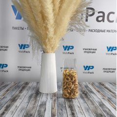 Пакет БОПП с центральным швом 6см(+4см)*20см, 40мкм