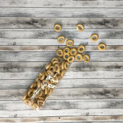 Пакет БОПП с центральным швом 6см(+4см)*20см, 40мкм