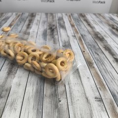 Пакет БОПП с центральным швом 6см(+4см)*20см, 40мкм