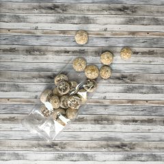 Пакет БОПП с центральным швом 10см(+8см)*27,5см, 40мкм