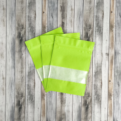 Пакет Дой-Пак 13*18,5(+3)см, Крафт (зеленый), с окном 4см