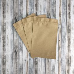 Пакет Дой-Пак 17*27(+3,5)см, Крафт (бурый)