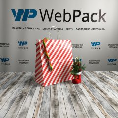 Крафт пакет с кручеными ручками, 25*22*12 (В*Ш*Г) см, 