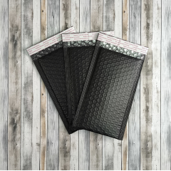 Пакет ВПП 14*22см, с клапаном и скотчем, черный матовый, В/00