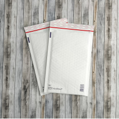 Пакет ВПП из крафт-бумаги 20*27см, с клапаном и скотчем, белый, D/1