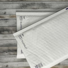 Пакет ВПП из крафт-бумаги 20*27см, с клапаном и скотчем, белый, D/1