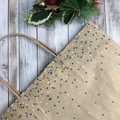 Крафт пакет с кручеными ручками, 35*26*15 (В*Ш*Г) см, 