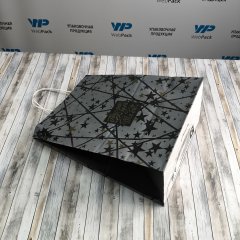 Крафт пакет с кручеными ручками, 35*26*15 (В*Ш*Г) см, 