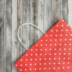 Крафт пакет с кручеными ручками, 35*26*15 (В*Ш*Г) см, 