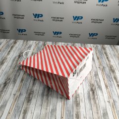 Крафт пакет с кручеными ручками, 35*26*15 (В*Ш*Г) см, 