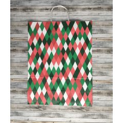 Крафт пакет с кручеными ручками, 45*35*15 (В*Ш*Г) см, 