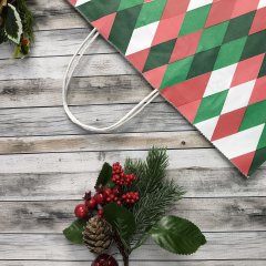 Крафт пакет с кручеными ручками, 45*35*15 (В*Ш*Г) см, 