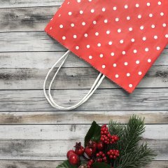 Крафт пакет с кручеными ручками, 39*15*8 (В*Ш*Г) см, 