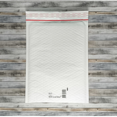 Пакет ВПП из крафт-бумаги 29*37см, с клапаном и скотчем, белый, Н/5