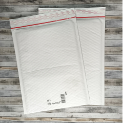 Пакет ВПП из крафт-бумаги 29*37см, с клапаном и скотчем, белый, Н/5