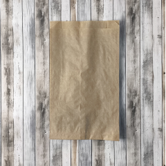 Крафт пакет с V-образным дном со складкой 17*30*6см., 40 г/м2, (бурый)