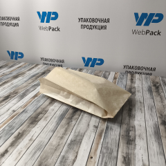Крафт пакет с V-образным дном со складкой 14*6*25см, 40 г/м2 (бежевый)