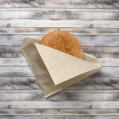 Крафт пакет уголок без складки 17,5*17,5см, 40г/м2 (бежевый) (2500 в кор.)