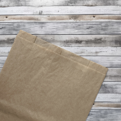 Крафт пакет с V-образным дном со складкой 25*10*40см, 40 г/м2 (бурый)