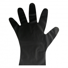 Перчатки из эластомера, черные, М, 100 шт./уп