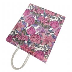 Крафт пакет с кручеными ручками, 25*22*12 (В*Ш*Г) см, 