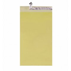 Курьерский пакет прозрачный (желтый) 245*400мм, 50мкм
