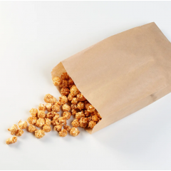 Крафт пакет с V-образным дном со складкой 17*30*6см., 40 г/м2, (бурый)