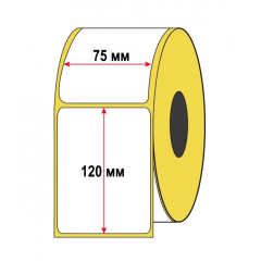Термоэтикетка ЭКО 75*120мм, 500 шт. в ролике,  для OZONA