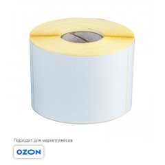 Термоэтикетка ЭКО 75*120мм, 300 шт. в ролике,  для OZONA