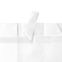 Крафт пакет с V-образным дном, жиростойкий 90*40*205мм, 40 г/м2 (белый),с клеевым клапаном