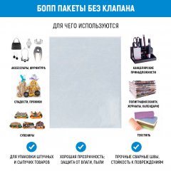 Пакет БОПП 7*28см, 25мкм