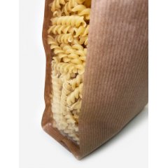 Пакет пятишовный 13(+7)*31см, (бурый), Крафт/БОПП/ПЭ, прозрачные фальцы