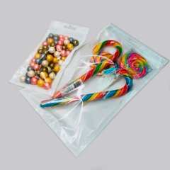 Пакет трехшовные 9*16см, 62 мкм, ПЭТ/ПЭ (бел+прозр), зип-лок, европодвес