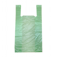 Пакет Майка 28(+14)*50см, 13мкм, зеленый