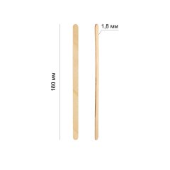 Размешиватель деревянный 180*1,8 мм